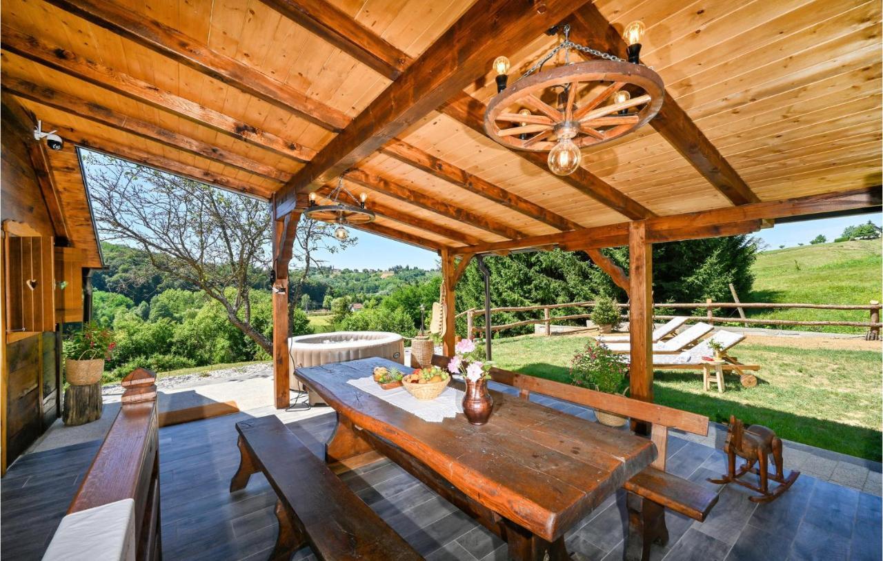 Pet Friendly Home In Varazdin Breg With Jacuzzi Eksteriør billede